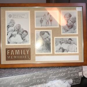 Brand new wooden collage family frame